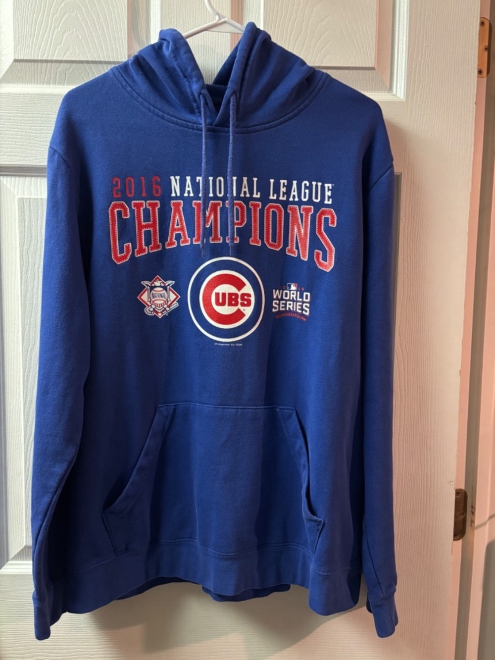 MLB Merchandise - Cubs 2016 National League Champions Hoodie - Size L